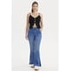 thumbnail image 4 of Jeans Mujer Flare Botones Azul, 4 of 4