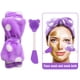 thumbnail image 1 of 2Pcs Face Cleansing Set, 1pc Double-Ended Multifunction Cartoon Bear Design Silicone Facial Cleansing Brush & 1pc Coral Fleece Soft Bow Decor Hair Band, For Blackhead Cutin Removal, Skin Care, Dig And, 1 of 3