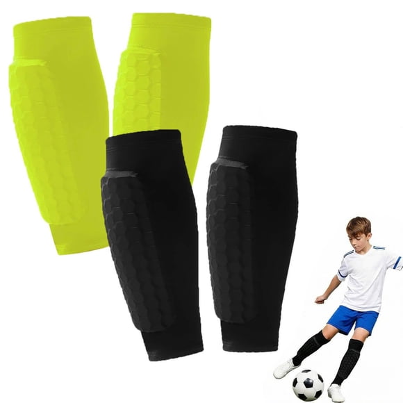 Espinilleras de fútbol Eqexutir para niños, adultos y adolescentes - 2 pares