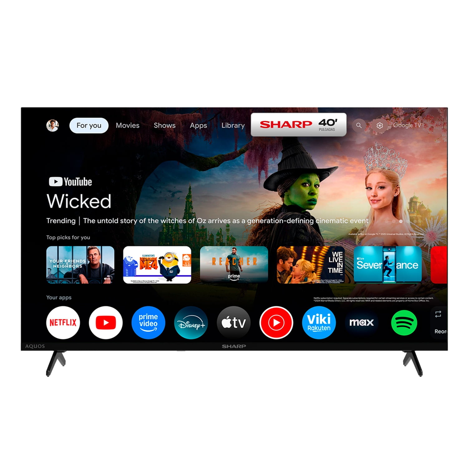 Smart Tv Sharp 40" Full Hd 2t-c40hf2265l