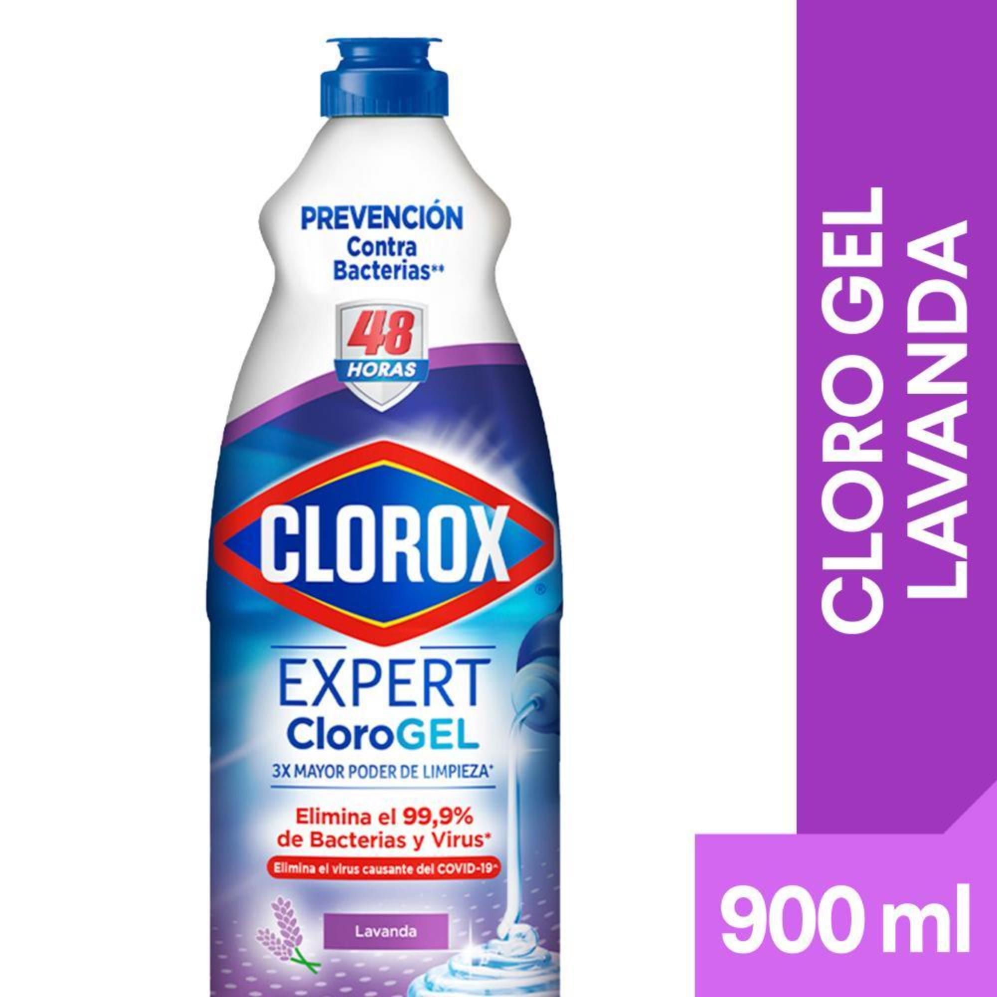 Cloro En Gel Lavanda Botella 900 ml Clorox