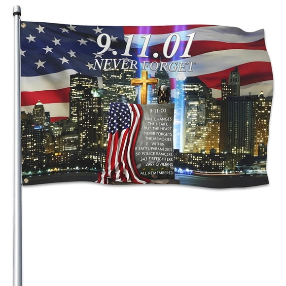 Bandera exterior Pziauot 911 2,8 m 25.º aniversario – Nunca Olvidar