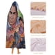 thumbnail image 4 of Archer Manta Capa Con Capucha Anti bolitas Manta De Lana Ártica Suave Manta Portátil De Felpa Ligera Y Lujosa Poncho Para Siesta En Casa Y Oficina 100*130cm, 4 of 6