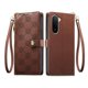 thumbnail image 1 of Funda Billetera con Cierre para [Xiaomi Redmi A7 Pro] con Tarjetero, Soporte y Correa de ManoMarrón, 1 of 5