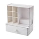 thumbnail image 3 of Organizador de escritorio pequeño Organizador de almacenamiento con cajón Cajón cosmético Caja de tocador Accesorios de joyería Caja de almacenamiento blanco, 3 of 5