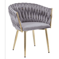 Habita2 Chile - Sitial Queen Terciopelo - Gris