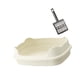 thumbnail image 2 of Caja De Arena Para Gatos, Lavabo Para Gatos De Interior, Resistente A Prueba De Salpicaduras, Entrada Baja, Color Blanco, 2 of 5
