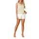 thumbnail image 2 of INSPIRE CHIC Top de Camisola de Satén sin Mangas con Escote en V para Mujer Regreso a Clases, Tanque Sedoso con Tirantes Anchos, Blusa Elegante para Dormir y Descansar XL Beige, 2 of 6