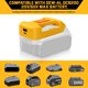 thumbnail image 3 of Adaptador cargador USB DEWDYS para batería Dewalt de 20V y 60V, paquete de 2, 3 of 8