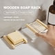 thumbnail image 4 of 1pc Soap Box Natural Bamboo Dishes Bath Soap Holder Bamboo Case Tray Wooden Prevent Mildew Drain Box Bathroom Washroom Tools, 4 of 4