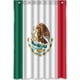 thumbnail image 1 of Cortina de ducha con la bandera de México, juego de cortina de baño con ganchos, tamaño 48 x 72 pulgadas, 1 of 3