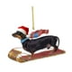 thumbnail image 3 of Adorno Para árbol De Navidad Con Diseño De Perro Salchicha, Letreros Colgantes Para Festivales, Estilo Interior A, 3 of 5