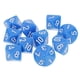thumbnail image 3 of 10 Uds. Dados De 10 Lados D10 Dados Poliédricos Para Juegos De Mazmorras Y Dragones Azul, 3 of 3