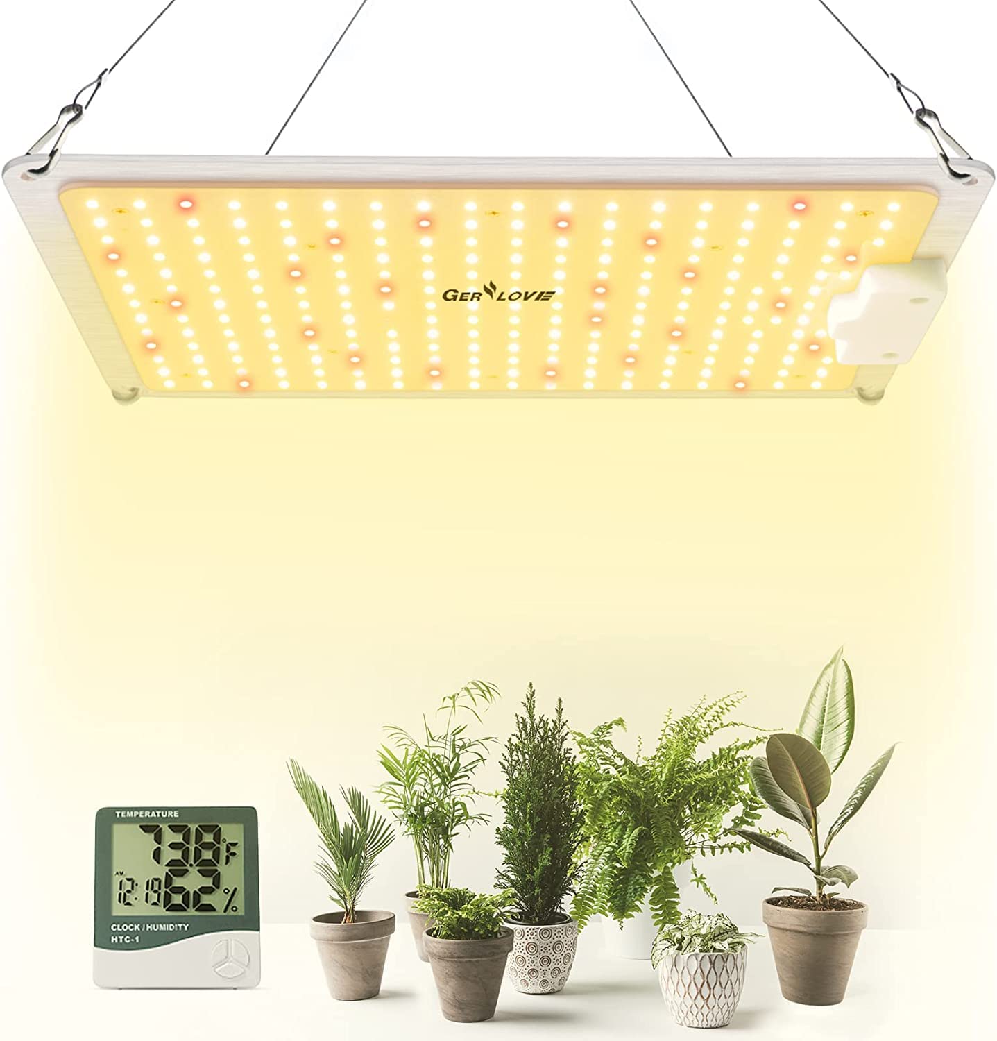 Luz Led De Cultivo Gerylove Sp1000 Sunlike De Espectro Completo De 120 W