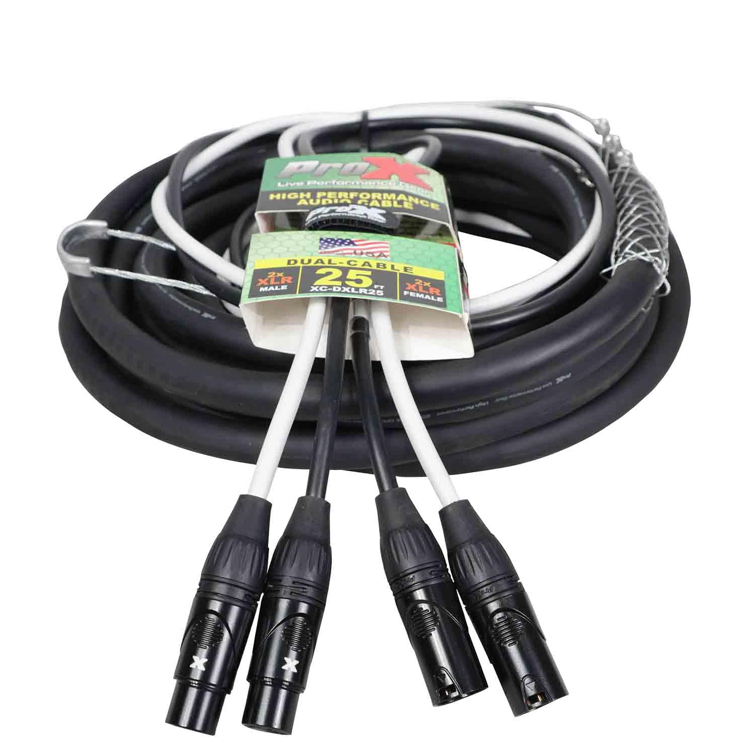 Cable De Sonido Prox Live Performance Gear Xc-dxlr25 De 7,6 M