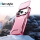thumbnail image 4 of Funda Resistente para iPhone 17 Pro con Tapa Deslizante y Protección Militar Rosa, 4 of 6