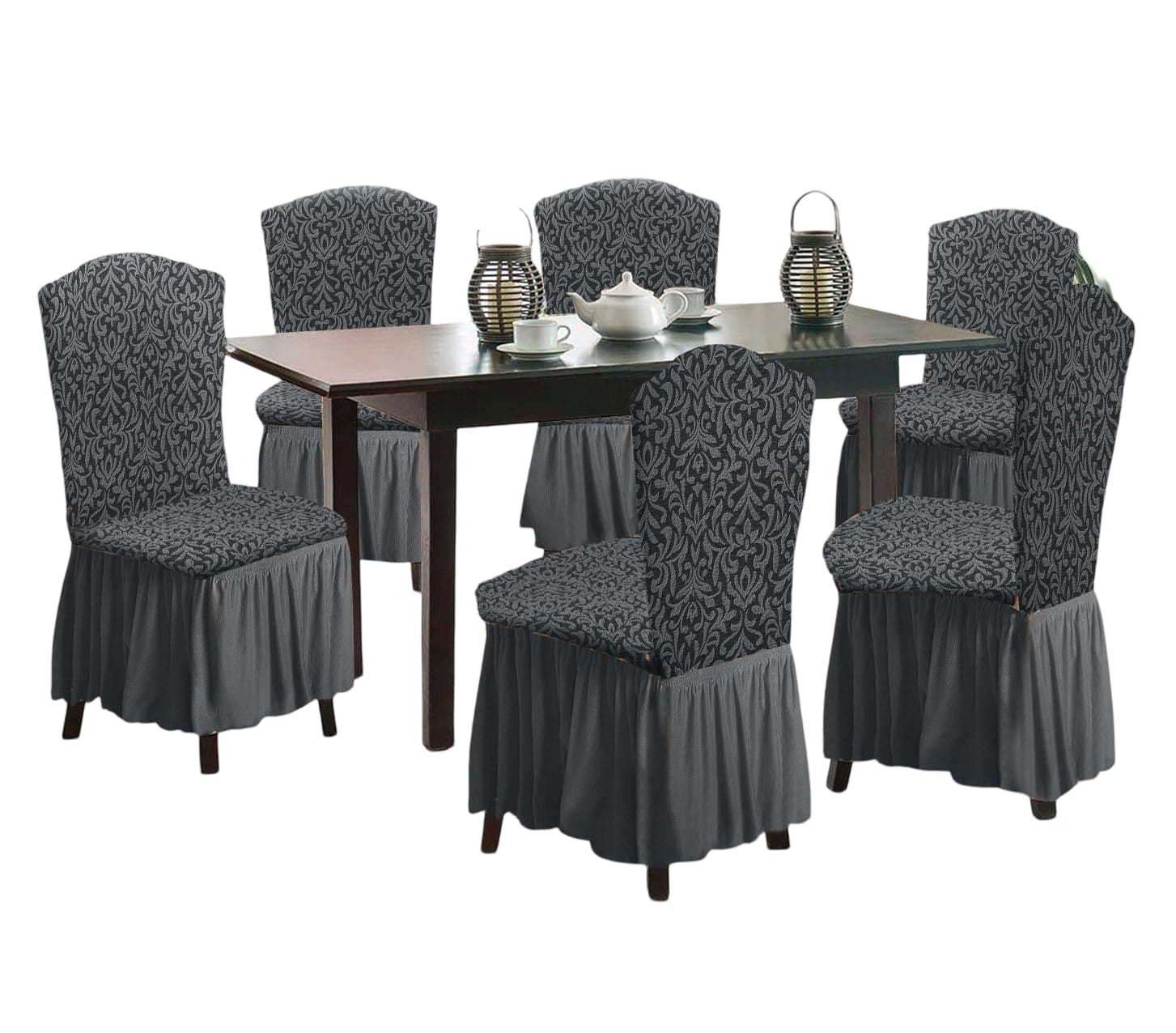 Genérica - Fundas 3D Para Sillas Turcas - Pack De 6 F6