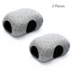 thumbnail image 4 of Escondite para acuario SpringSmart – Set de 2 piezas de decoración de cerámica, 4 of 7