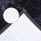 thumbnail image 4 of Alfombra de baño a rayas REGALWOVEN suave y esponjosa de chenilla antideslizante lavable absorbente para inodoros y baños color azul oscuro 20" x 32", 4 of 6