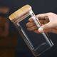 thumbnail image 3 of Pack 6 frascos cuadrados 1000 ml tapa bambú, transparente, 3 of 3