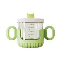 Magideal - Tazas Para Sorber, Taza De Entrenamiento, 10Oz/300Ml, Botella De Agua Portátil A Prueba De Fugas, Fácil De Limpiar Con Tapas Para Bebés, Niños Y Niñas Verde