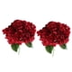 thumbnail image 1 of Ramo De Flores Con Tallos, Flor De Hortensia Para Compromiso, Boda, Fiesta, Rojo, 2 Uds., 1 of 5