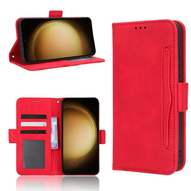 Funda Tipo Billetera FOXDOCK para Samsung Galaxy S23 Plus 5G – Tapa Flip con Tarjetero