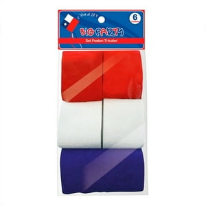 Pack X 4 Set 6 Festones Tricolor – Big Party