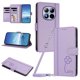 thumbnail image 1 of Funda Cartera Trébol para Xiaomi Poco M8 Pro 5G con Ranuras Tarjetas y Carga Inalámbrica Morado claro, 1 of 6