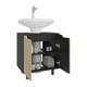 thumbnail image 4 of Mueble Para Lavamanos 2 Puertas Negro Y Café Claro, 4 of 8