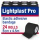 thumbnail image 1 of Cinta elástica Lightplast 5 cm x 4,5 m Negro 24 unidades, 1 of 5