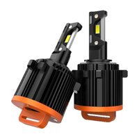 Magideal - 2 Bombillas Led Genéricas Para Faros Delanteros, Accesorios Profesionales Ligeros De 5000 Lm
