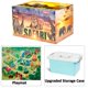 thumbnail image 2 of Figurines Toys BOLZRA Safari Animals con alfombrilla para juegos y actividades, 22 unidades, 2 of 8