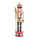 thumbnail image 5 of Marioneta de Cascanueces de Madera para Fiesta, Regalo Multiusos, Escultura de Decoración Navideña de 30cm para Estantería, Tienda Temática, Ventana D , Blanco, 5 of 5