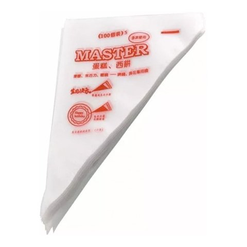 Genérico - Manga Pastelera 25X18 Cm Desechables 100 Unidades