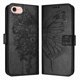 thumbnail image 1 of Funda Cartera Mariposa Para Iphone 17e Con Soporte Y Ranuras Para Tarjetas Negro, 1 of 5