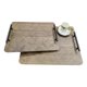 thumbnail image 1 of Set 2 Bandejas Decorativas Asas Modernas Relieve ALJ, 1 of 3