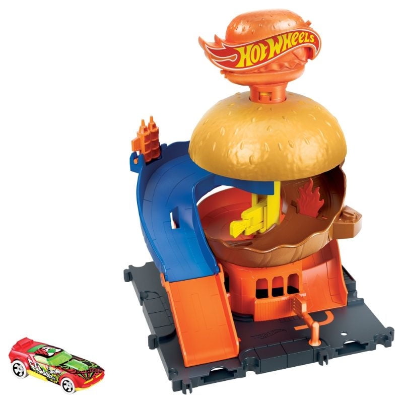 Hot Wheels - Juguetes City Tienda De Hamburguesas