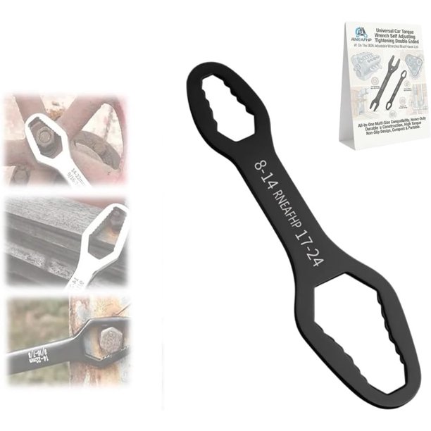 Llave autoajustable doble extremo 3-25mm métrica SAE fontanería hogar