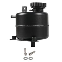 Magideal - Tanque De Expansión Del Depósito De Desbordamiento De Refrigerante Con Accesorios Actualización Portátil Negro