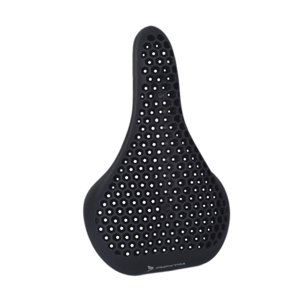 Ioensy - Funda De Silicona Para Asiento De Bicicleta Para Hombres Y Mujeres, Cojín De Repuesto Para Asiento De Bicicleta, Color Negro