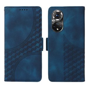 Carcasa Foxdock Honor 50 5G De Cuero Pu, Diseño Acolchado Clásico, Protección Contra Caídas Y Rayones