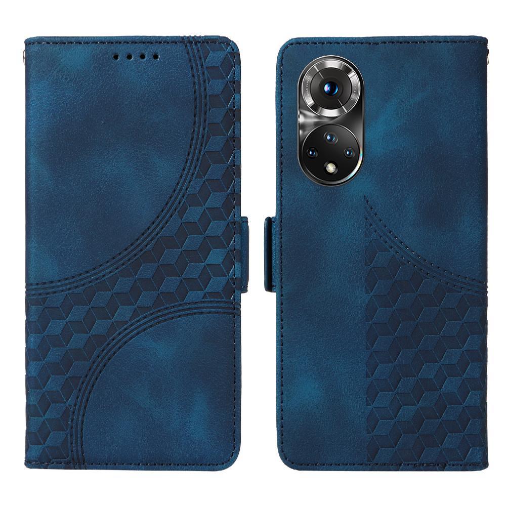 Carcasa Foxdock Honor 50 5G De Cuero Pu, Diseño Acolchado Clásico, Protección Contra Caídas Y Rayones