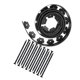 thumbnail image 4 of PE Jardín Al Aire Libre Paisaje Borde Césped Ribete Negro 5M Con 15 Pcs Spikes, 4 of 5