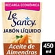 thumbnail image 1 of Jabón Líquido Le Sancy Aceite de Almendras, 450 ml, 1 of 3