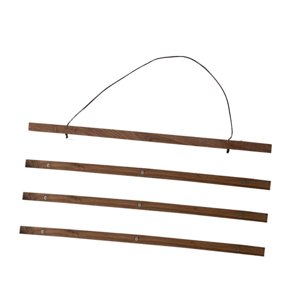 Bothyi - Marco Para Colgar Carteles, Decoración De Pared, Arte De Pared Para Lienzo, Impresión Artística, Carteles, 50 Cm, Marrón