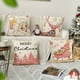 thumbnail image 2 of 1pc, Pink Santa Claus Christmas Tree Sleigh Pink Fawn Ornament Throw Pillow Cover 17.7*17.7 Inch Winter Holiday Cushion Cover Decoration For Home Sofa Cushion, 2 of 4