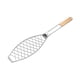 thumbnail image 5 of Cesta a la parrilla de pescado acero inoxidable, plegable, liviano, canasta de parrilla de barbacoa portátil para jardín de barbacoa de picnic al aire, 5 of 5