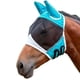 thumbnail image 1 of Máscara de mosca de caballo equino de malla fina con orejas 60% de protección UV (completa, teal M) - Máscara transpirable, ligera, 1 of 3