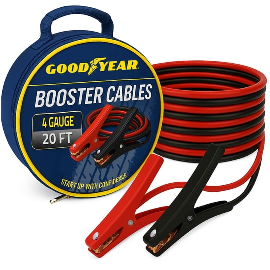 Cables De Arranque Goodyear 6 m Calibre 4 Con Estuche